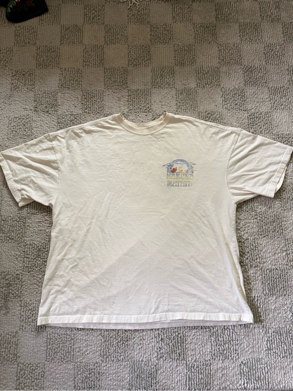 Lion King Hakuna Matata Cream Tee
